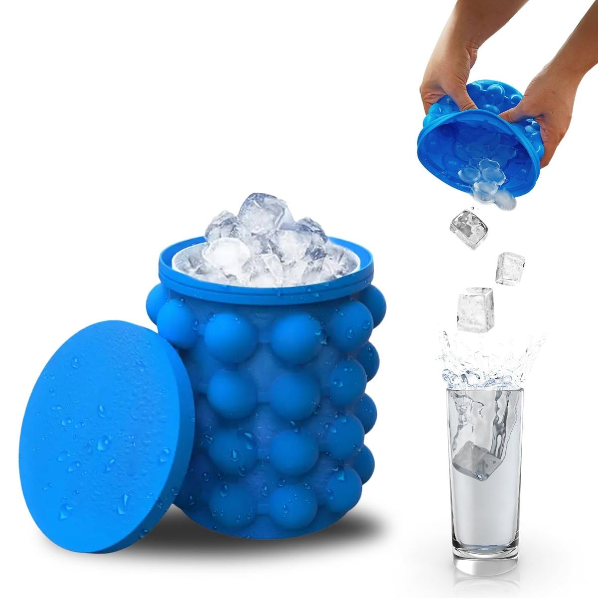 2-In-1 Silicone Ice Bucket