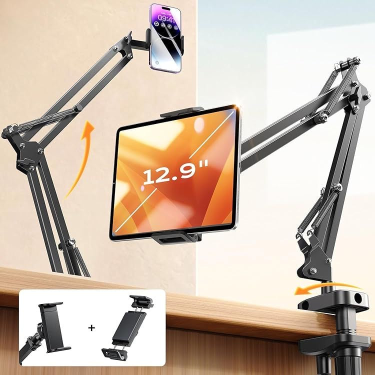 Rotatable Long Arm Metal 360° Adjustable Holder