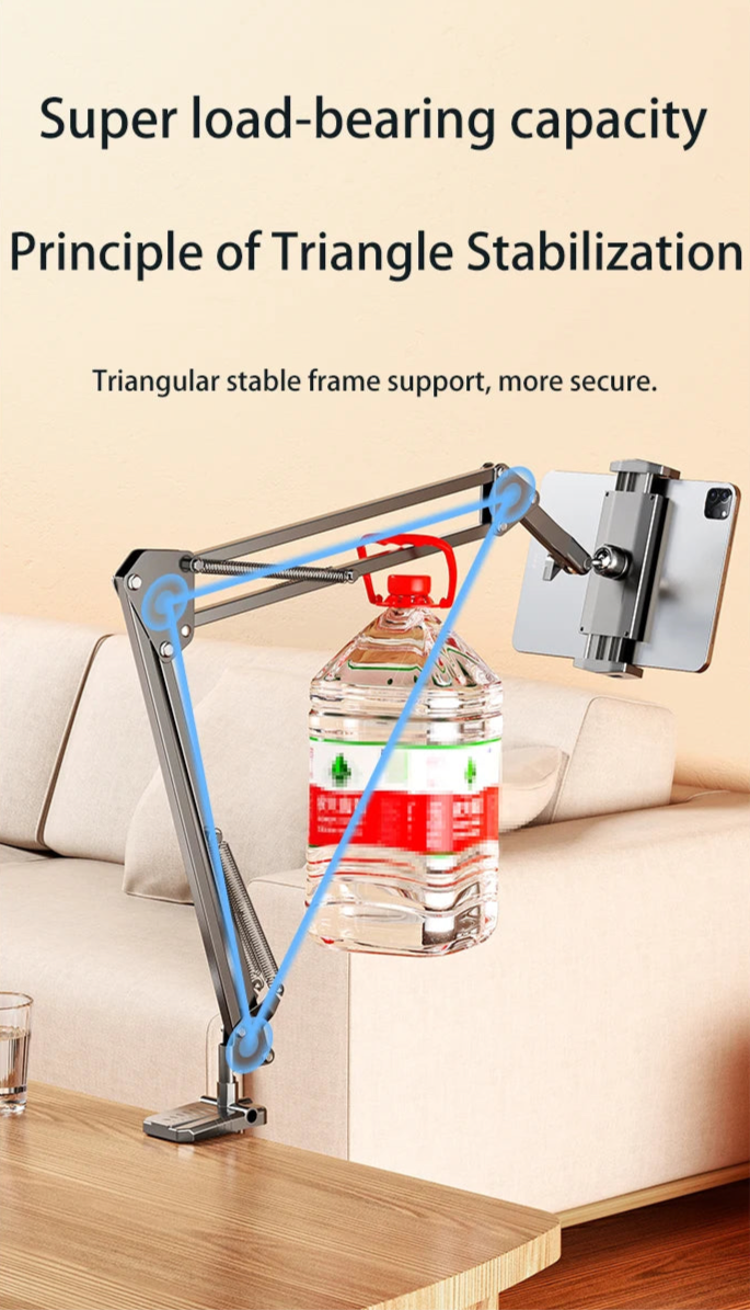 Rotatable Long Arm Metal 360° Adjustable Holder