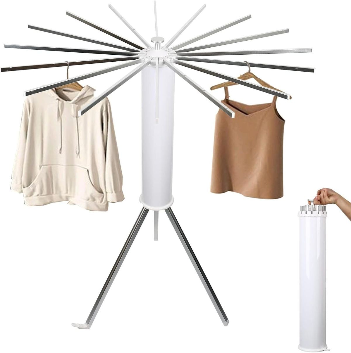 Foldable Clothes Drying Octopus Rack