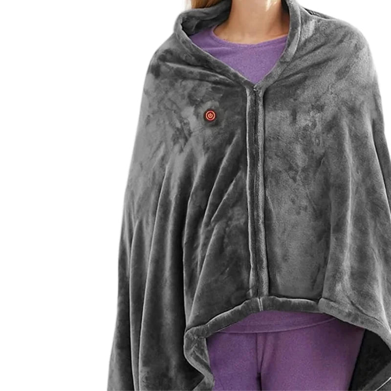 USB Electric Heated Blanket Shawl